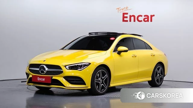 Mercedes-Benz CLA-Class C118 2021 Желтый из Кореи