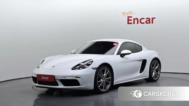 Porsche 718 Cayman 2018 Белый из Кореи