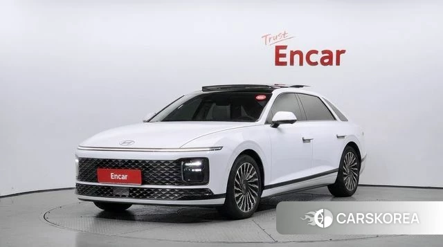 Hyundai Grandeur Hybrid (GN7) 2024 Белый из Кореи