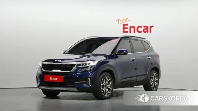 Kia Seltos 2021 Синий из Кореи