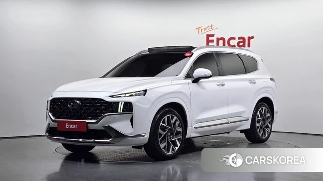 Hyundai The New Santa Fe 2022 Белый из Кореи