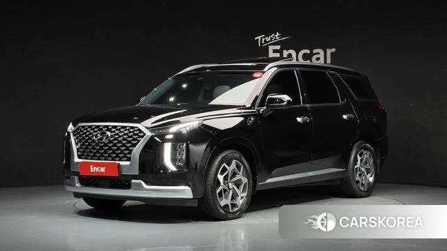 Hyundai Palisade 2021 Черный из Кореи