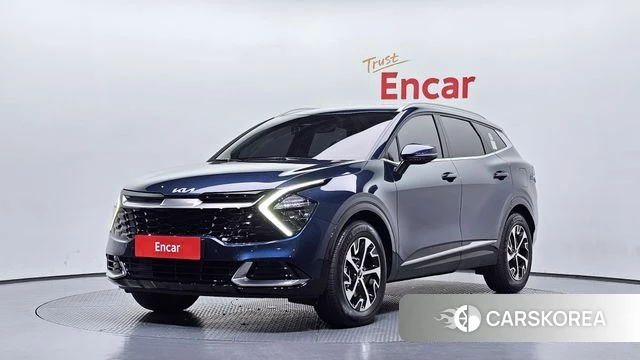Kia Sportage 5th Generation Hybrid 2021 Синий из Кореи