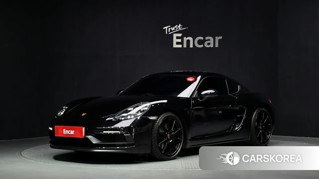Porsche 718 Cayman 2024 Черный из Кореи