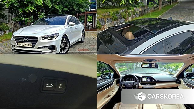 Hyundai Grandeur IG 2018 Белый из Кореи