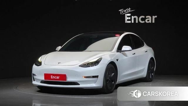 Tesla Model 3 2022 Белый из Кореи
