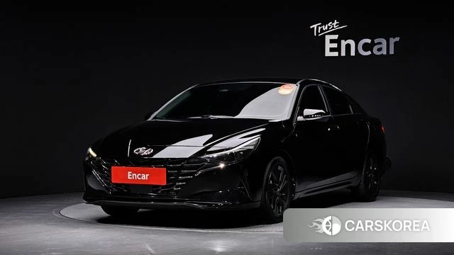 Hyundai Avante (CN7) 2021 Черный из Кореи