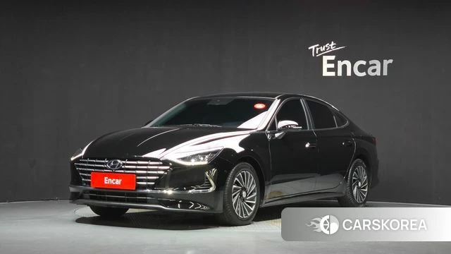 Hyundai Sonata Hybrid (DN8) 2023 Черный из Кореи