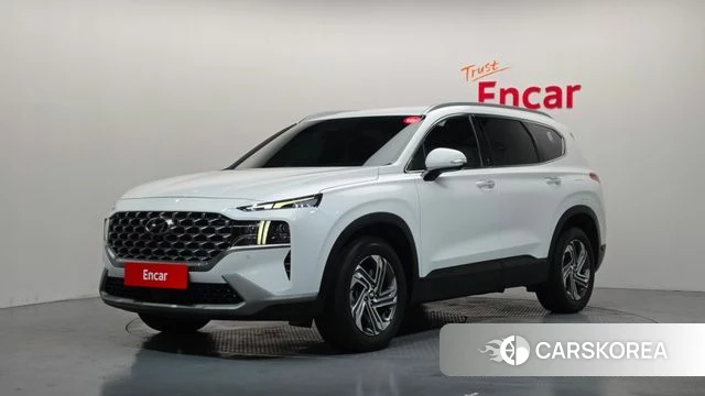 Hyundai The New Santa Fe 2023 Белый из Кореи