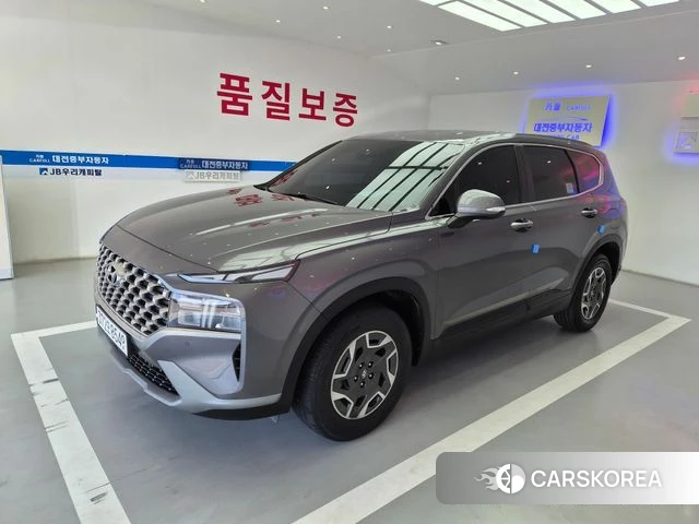 Hyundai The New Santa Fe 2022 Серый из Кореи