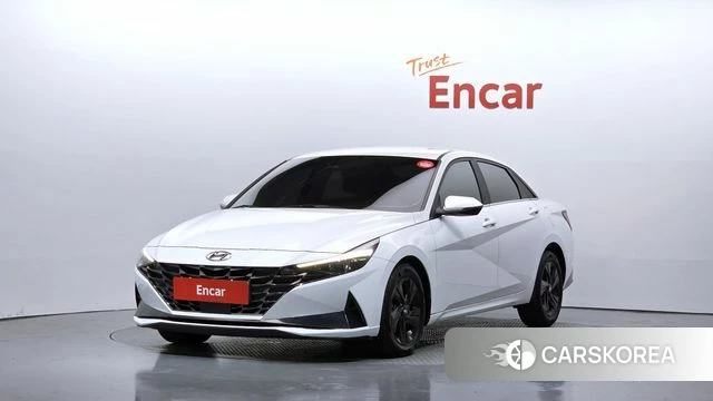 Hyundai Avante (CN7) 2020 Белый из Кореи