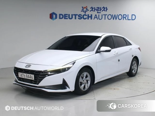 Hyundai Avante (CN7) 2020 Белый из Кореи
