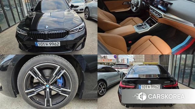 BMW 3 Series (G20) 2023 Черный из Кореи
