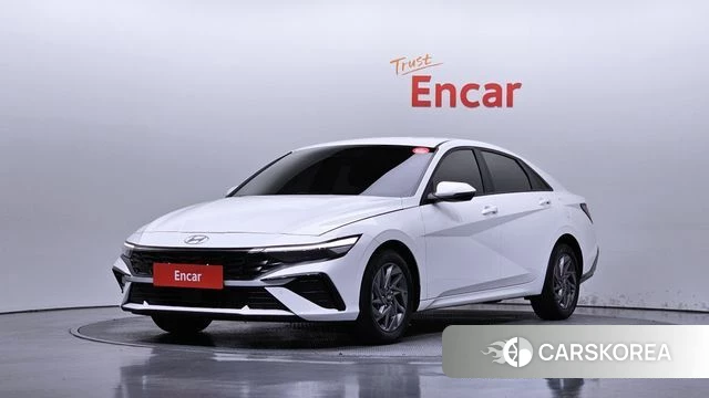 Hyundai The New Avante (CN7) 2023 Белый из Кореи