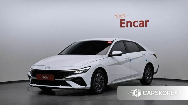 Hyundai The New Avante (CN7) 2023 Белый из Кореи