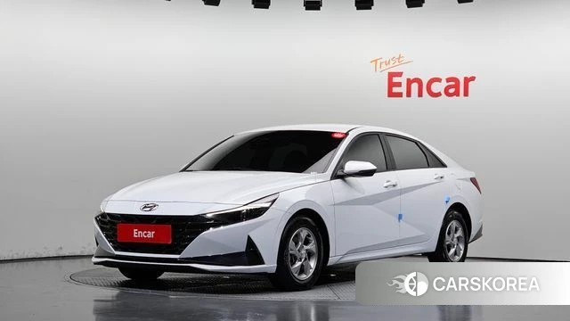 Hyundai Avante (CN7) 2022 Белый из Кореи