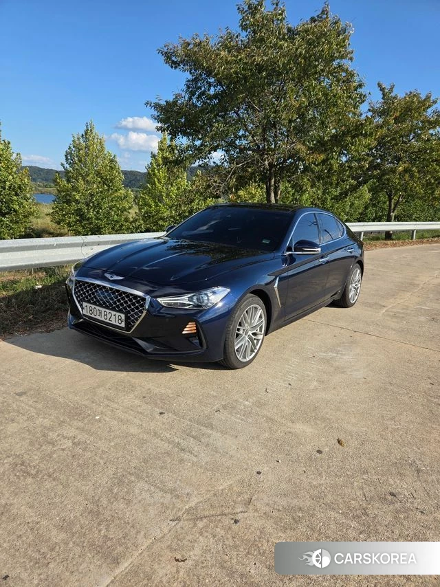 Genesis G70 2019 Синий нефрит из Кореи