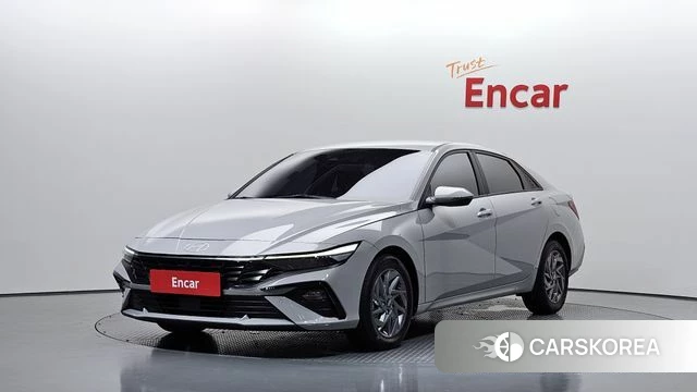 Hyundai The New Avante Hybrid (CN7) 2023 Серебристо-серый из Кореи