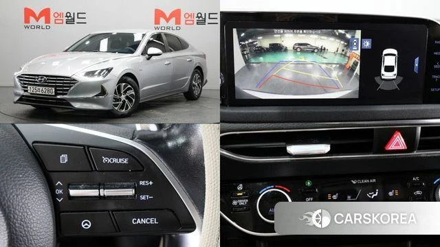 Hyundai Sonata Hybrid (DN8) 2019 Серебристо-серый из Кореи