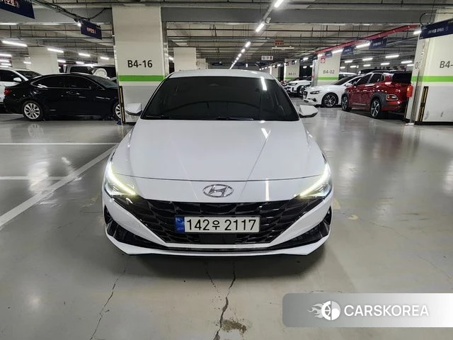 Hyundai Avante (CN7) 2020 Белый из Кореи