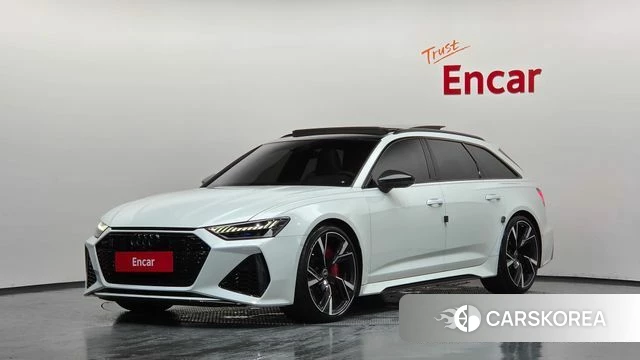 Audi RS6 (C8) 2021 Белый из Кореи