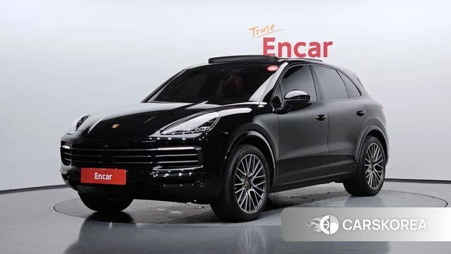 Porsche Cayenne (PO536) 2023 Черный из Кореи