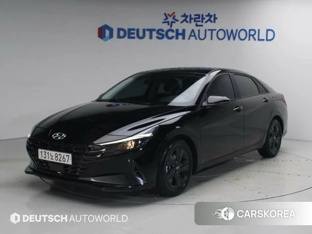 Hyundai Avante (CN7) 2022 Черный из Кореи