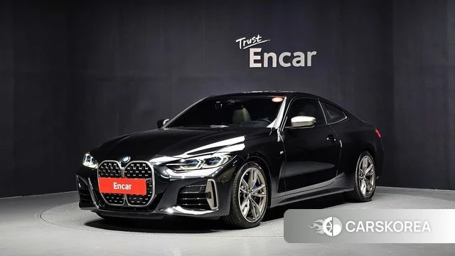 BMW 4 Series (G22) 2021 Черный из Кореи