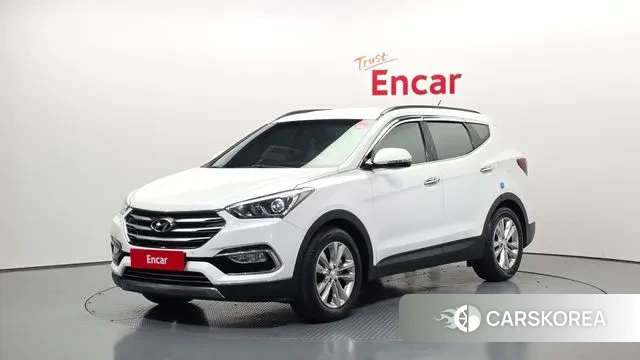 Hyundai Santa Fe The Prime 2018 Белый из Кореи