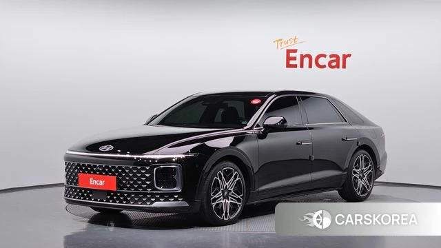 Hyundai Grandeur Hybrid (GN7) 2023 Черный из Кореи