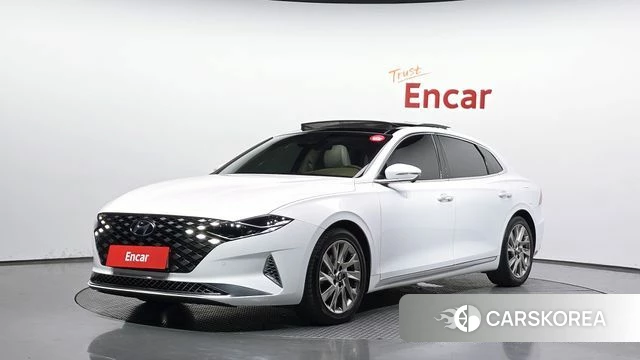 Hyundai The New Grandeur IG Hybrid 2021 Белый из Кореи