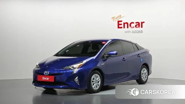 Toyota Prius 4th Generation 2018 Синий из Кореи