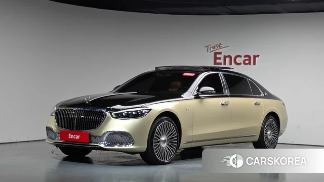 Mercedes-Benz S-Class W223 2023 Золотой двухцветный из Кореи