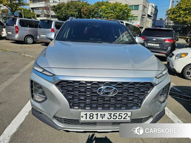 Hyundai Santa Fe TM 2020 Серебристо-серый из Кореи
