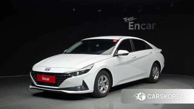 Hyundai Avante (CN7) 2020 Белый из Кореи