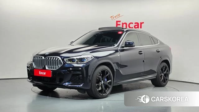 BMW X6 (G06) 2021 Черный из Кореи