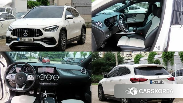 Mercedes-Benz GLA - Class H247 2021 Белый из Кореи