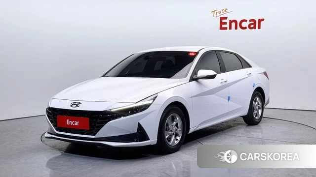 Hyundai Avante (CN7) 2020 Белый из Кореи