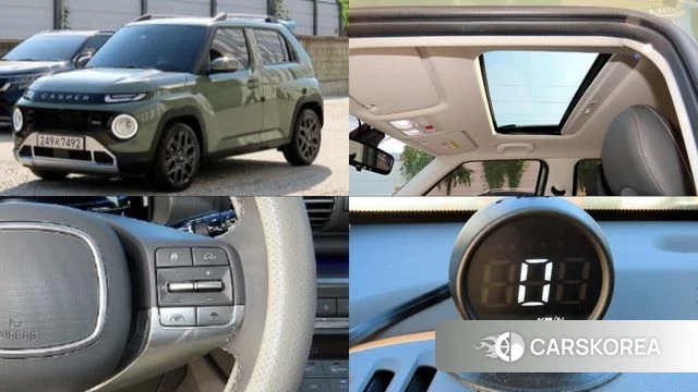 Hyundai Casper 2023 Темно-зеленый из Кореи