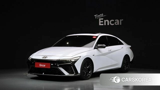 Hyundai The New Avante (CN7) 2025 Белый из Кореи