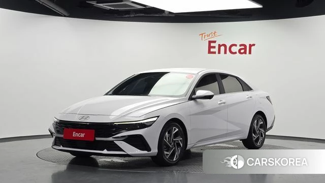 Hyundai The New Avante (CN7) 2023 Белый из Кореи
