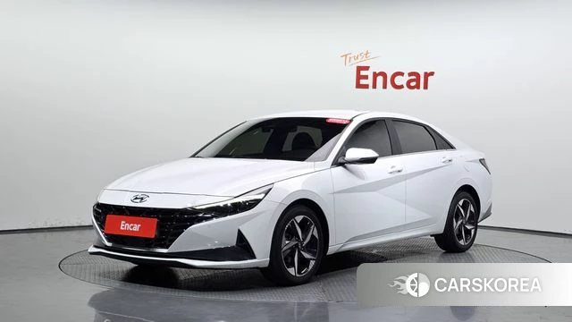 Hyundai Avante (CN7) 2022 Белый из Кореи, фото 3
