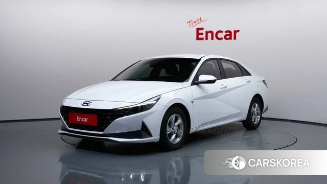 Hyundai Avante (CN7) 2021 Белый из Кореи