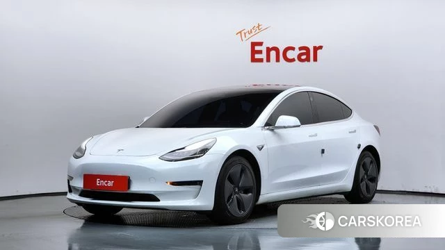 Tesla Model 3 2020 Белый из Кореи