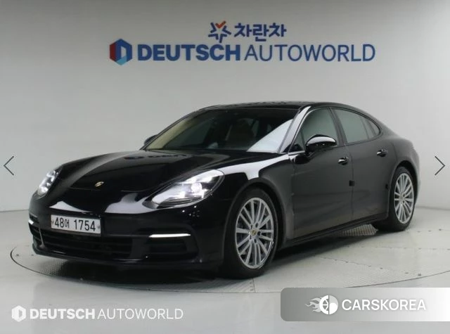 Porsche Panamera (971) 2018 Черный из Кореи