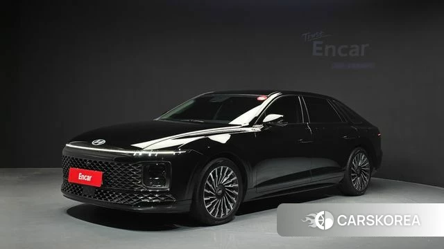 Hyundai Grandeur (GN7) 2023 Черный из Кореи