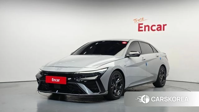Hyundai The New Avante Hybrid (CN7) 2024 Серебристо-серый из Кореи