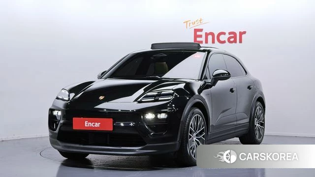 Porsche Makan EV 2025 Черный из Кореи