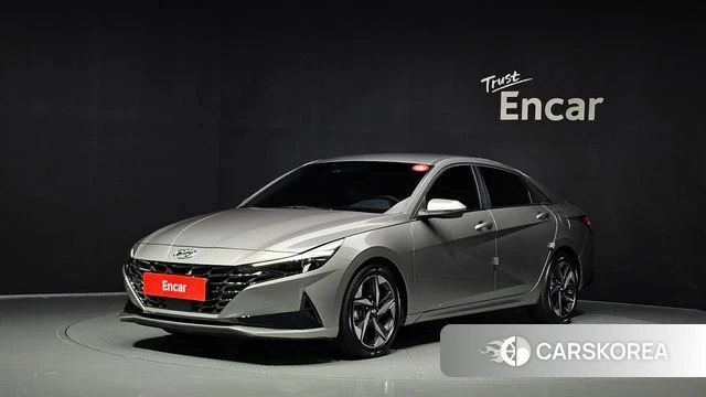 Hyundai Avante (CN7) 2022 Серебристо-серый из Кореи