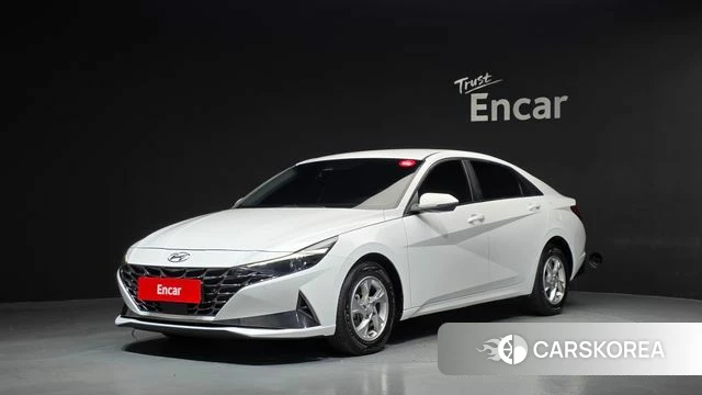 Hyundai Avante (CN7) 2021 Белый из Кореи